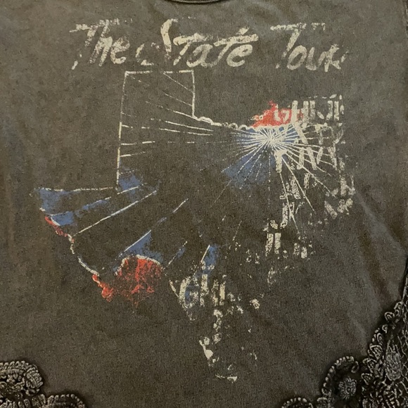 Rugged lace Free People shirt size medium - Picture 2 of 4